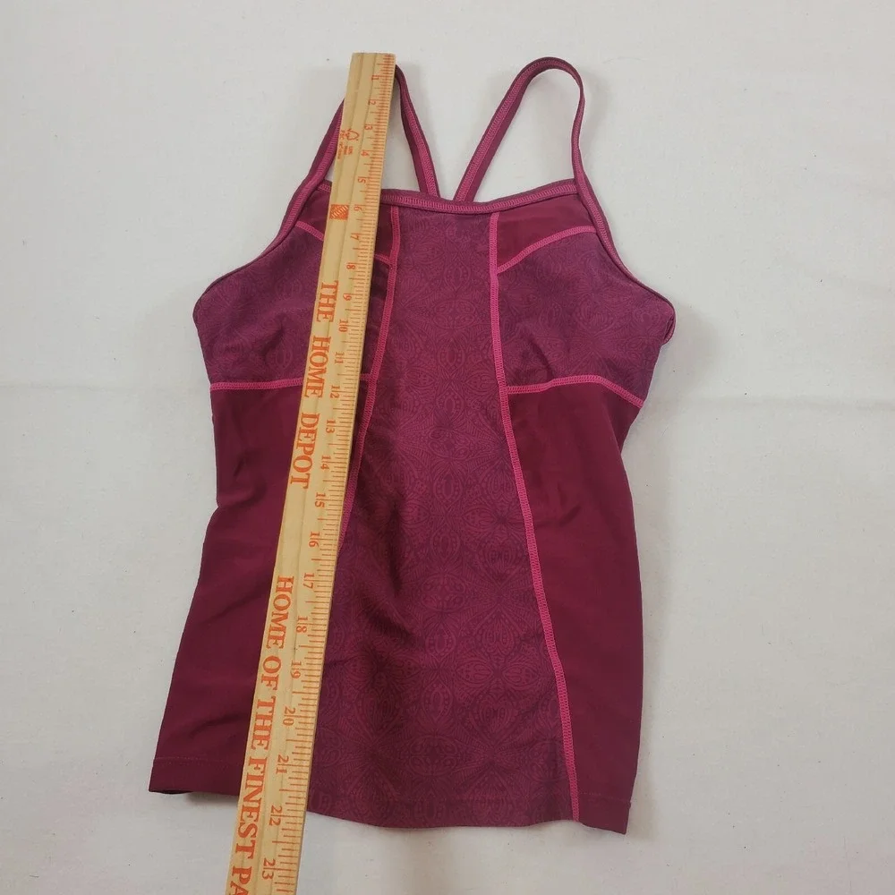 Athleta Dive In Tankini Women's Swim Suit Tank Top Purple small